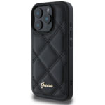Guess - Quilted Metal Logo (GUHCP16XPSQSQSK) - iPhone 16 Pro Max - Black – Image 2