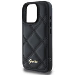 Guess - Quilted Metal Logo (GUHCP16XPSQSQSK) - iPhone 16 Pro Max - Black – Image 3