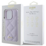 Guess - Quilted Metal Logo (GUHCP16XPSQSQSU) - iPhone 16 Pro Max - Light Purple – Image 7