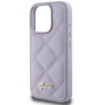 Guess - Quilted Metal Logo (GUHCP16XPSQSQSU) - iPhone 16 Pro Max - Light Purple – Image 5