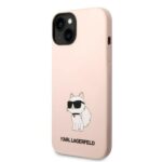 Karl Lagerfeld - Silicone (KLHCP14MSNCHBCP) - iPhone 14 Plus - Pink Choupette – Image 5