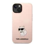 Karl Lagerfeld - Silicone (KLHCP14MSNCHBCP) - iPhone 14 Plus - Pink Choupette – Image 3