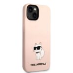 Karl Lagerfeld - Silicone (KLHCP14MSNCHBCP) - iPhone 14 Plus - Pink Choupette – Image 7