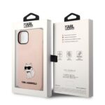 Karl Lagerfeld - Silicone (KLHCP14MSNCHBCP) - iPhone 14 Plus - Pink Choupette – Image 8
