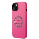 Karl Lagerfeld - Silicone (KLHCP14MSRSGRCF) - iPhone 14 Plus - Pink RSG – Image 5