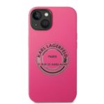 Karl Lagerfeld - Silicone (KLHCP14MSRSGRCF) - iPhone 14 Plus - Pink RSG – Image 3