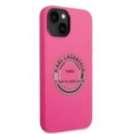 Karl Lagerfeld - Silicone (KLHCP14MSRSGRCF) - iPhone 14 Plus - Pink RSG – Image 7