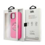 Karl Lagerfeld - Silicone (KLHCP14MSRSGRCF) - iPhone 14 Plus - Pink RSG – Image 8