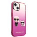 Karl Lagerfeld - Hardcase (KLHCP14MTGKCP) - iPhone 14 Plus - Pink Gradient Ikonik Karl&Choupette – Image 7