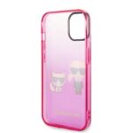 Karl Lagerfeld - Hardcase (KLHCP14MTGKCP) - iPhone 14 Plus - Pink Gradient Ikonik Karl&Choupette – Image 4