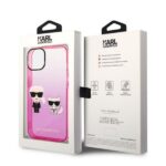 Karl Lagerfeld - Hardcase (KLHCP14MTGKCP) - iPhone 14 Plus - Pink Gradient Ikonik Karl&Choupette – Image 8