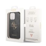 Guess - Hardcase 4G Big Metal Logo (GUHCP15L4GMGGR) - iPhone 15 Pro - Grey – Image 7