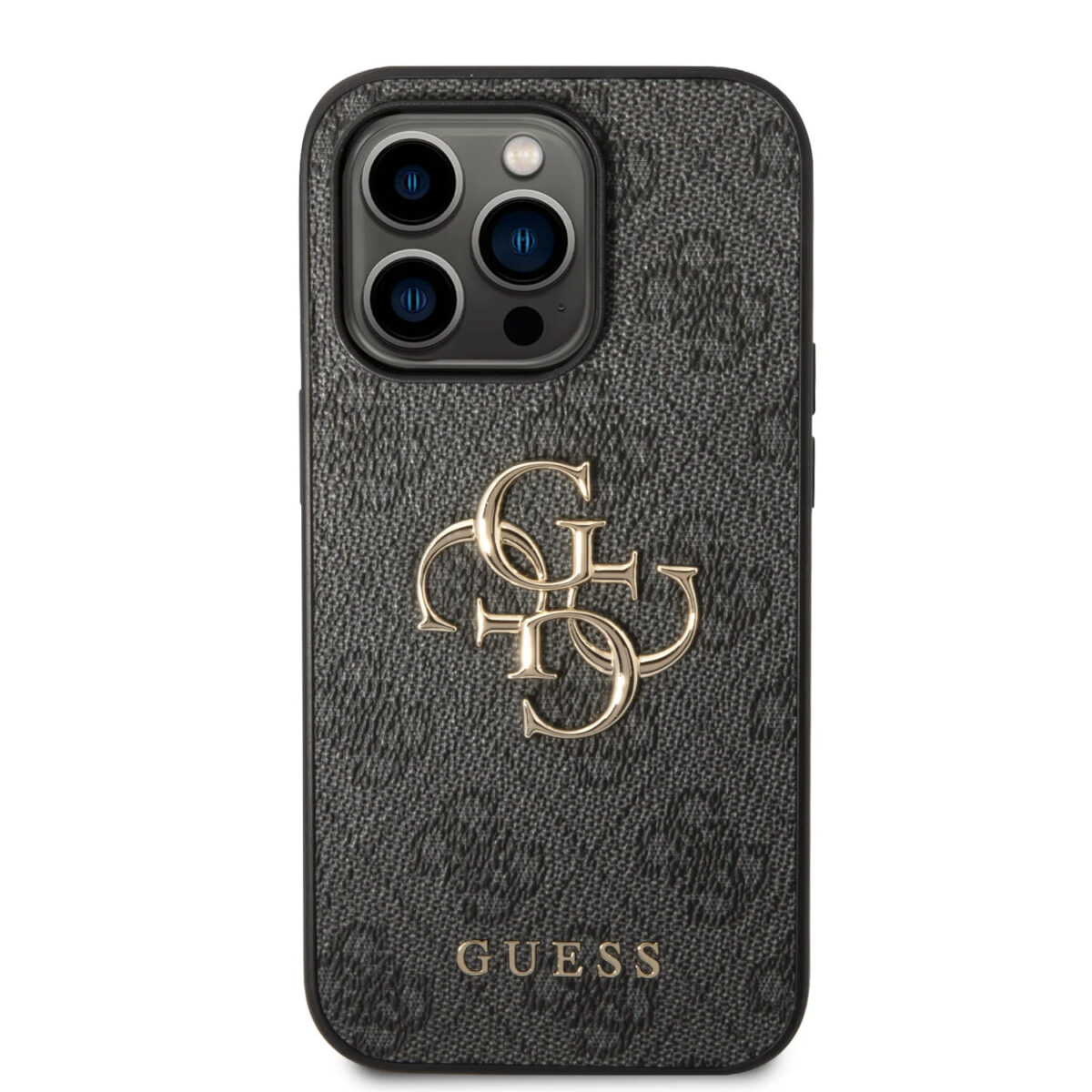 Guess - Hardcase 4G Big Metal Logo (GUHCP15L4GMGGR) - iPhone 15 Pro - Grey – Image 2