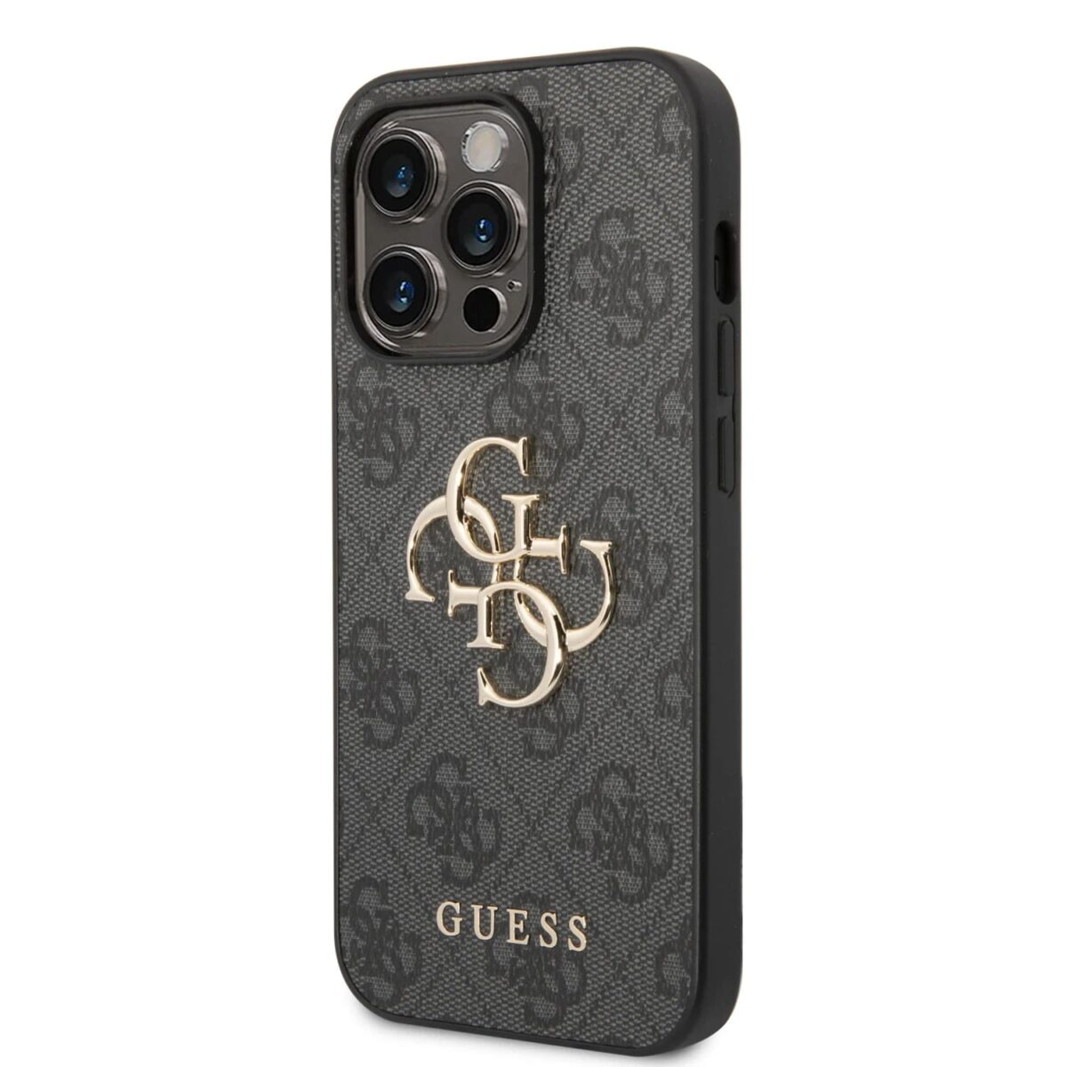 Guess - Hardcase 4G Big Metal Logo (GUHCP15L4GMGGR) - iPhone 15 Pro - Grey – Image 3