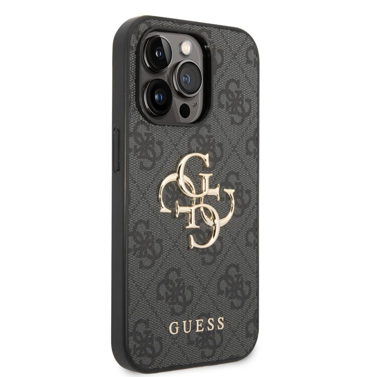 Guess - Hardcase 4G Big Metal Logo (GUHCP15L4GMGGR) - iPhone 15 Pro - Grey – Image 4