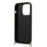 Karl Lagerfeld - Hardcase with Strap (KLHCP14XSTSTP) - iPhone 14 Pro Max - Pink Color Stripes – Image 5