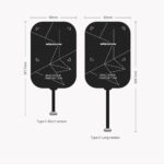 Nillkin - Wireless Charging Receiver Magic Tags Plus (NKR01) - Type-C Long Version, Qi Wireless Charging Standard, 2A - Black – Image 5