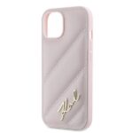Karl Lagerfeld - Diagonal Quilted Script (KLHCP15SPQDSMGP) - iPhone 15 - Pink – Image 2