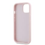 Karl Lagerfeld - Diagonal Quilted Script (KLHCP15SPQDSMGP) - iPhone 15 - Pink – Image 4