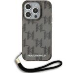 Karl Lagerfeld - IML Luxury (KLHCP15XHKDPNSK) - iPhone 15 Pro Max - Mono KL Pattern&Cord – Image 2