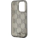 Karl Lagerfeld - IML Luxury (KLHCP15XHKDPNSK) - iPhone 15 Pro Max - Mono KL Pattern&Cord – Image 5