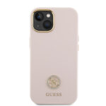 Guess - Silicone Logo Strass 4G (GUHCP15M4DGPP) - iPhone 15 Plus - Light Pink – Image 2