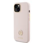 Guess - Silicone Logo Strass 4G (GUHCP15M4DGPP) - iPhone 15 Plus - Light Pink – Image 3