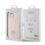Guess - Silicone Logo Strass 4G (GUHCP15M4DGPP) - iPhone 15 Plus - Light Pink – Image 7