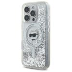 Karl Lagerfeld - Liquid Glitter MagSafe (KLHMP16XLGCHSGH) - iPhone 16 Pro Max - Transparent Choupette Head – Image 5