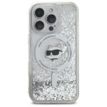 Karl Lagerfeld - Liquid Glitter MagSafe (KLHMP16XLGCHSGH) - iPhone 16 Pro Max - Transparent Choupette Head – Image 3