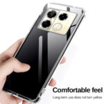 Techsuit - Shockproof Clear Silicone - Infinix Note 40 Pro 4G - Clear – Image 5