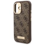 Guess - Hardcase 4G Logo Plate MagSafe (GUHMP16SU4GPRW) - iPhone 16 - Brown – Image 5