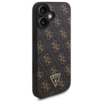Guess - Hardcase 4G Triangle Metal Logo (GUHCP16SPG4GPK) - iPhone 16 - Black – Image 4