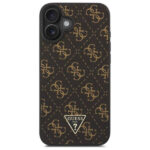 Guess - Hardcase 4G Triangle Metal Logo (GUHCP16SPG4GPK) - iPhone 16 - Black – Image 2