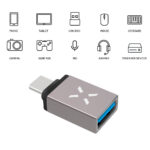 Fixed - Adapter (FIXA-UC-GR) - USB 3.0 to Type-C, 5Gbps, 2.4A, Aluminum Alloy - Grey – Image 3
