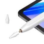 Baseus - Stylus Pen Smooth Writing 2 Series (P80015802213-01) - USB-C, Active, Capacitive, Replaceable Tip, LED - Moon White – Image 4