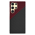 Techsuit - Carbonite FiberShell - Samsung Galaxy S24 Ultra - Red Vortex – Image 3