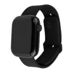 Fixed - Silicone Sporty Strap Set 32mm - Apple Watch 1/2/3/4/5/6/7/8/9/10/SE/SE 2 (38/40/41/42mm) - Black