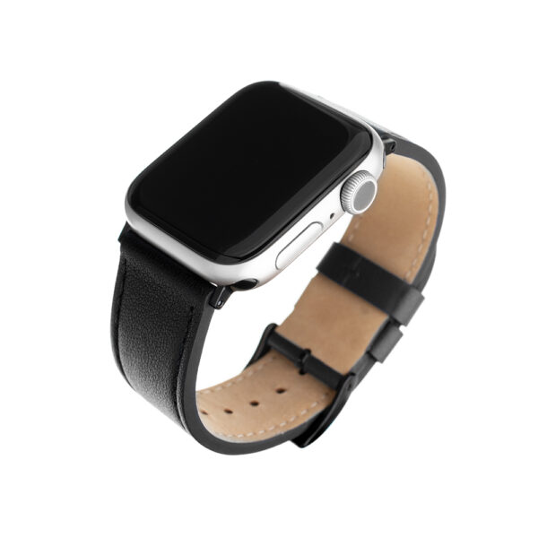 Fixed - Leather Strap 35mm - Apple Watch 1/2/3/4/5/6/7/8/9/10/SE/SE 2/Ultra/Ultra 2 (42/44/45/46/49mm) - Black