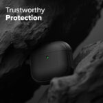 Ringke - Protection Case Onyx Magnetic - for AirPods 4, Non-Slip Texture, Carabiner Hole - Sage Green – Image 3