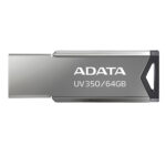 Adata - Memory Stick (AUV350-64G-RBK) - USB 3.2 FlashDrive, 64GB, 90/40MB/s - Silver