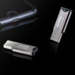 Adata - Memory Stick (AUV350-64G-RBK) - USB 3.2 FlashDrive, 64GB, 90/40MB/s - Silver – Image 3