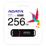 Adata - Memory Stick (AUV150-256G-RBK) - USB 3.2 FlashDrive, 256GB, 100MB/s - Black – Image 6