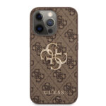 Guess - Hardcase 4G Big Metal Logo (GUHCP13L4GMGBR) - iPhone 13 Pro - Brown – Image 3