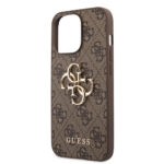 Guess - Hardcase 4G Big Metal Logo (GUHCP13L4GMGBR) - iPhone 13 Pro - Brown – Image 5