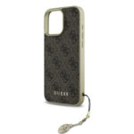 Guess - Hardcase 4G Charms Collection (GUHCP16LGF4GBR) - iPhone 16 Pro - Brown – Image 4