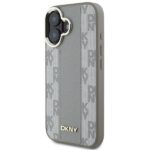 DKNY - Leather Checkered Pattern Magsafe (DKHMP16SPCPVSLE) - iPhone 16 - Beige – Image 2