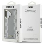 DKNY - Leather Checkered Pattern Magsafe (DKHMP16SPCPVSLE) - iPhone 16 - Beige – Image 8