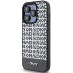 DKNY - Leather Printed Pattern Metal Logo MagSafe (DKHMP15XPSOSPK) - iPhone 15 Pro Max - Black – Image 6