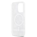 DKNY - IML Checkered Mono Pattern & Printed Stripes MagSafe (DKHMP15LHCPTSK) - iPhone 15 Pro - Black – Image 3